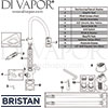 Bristan Tangerine Kitchen Sink Mixer Tap Spares